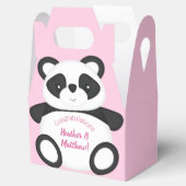 Panda Beer Baby shower Bedankdoosjes (Geopend)