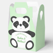 Panda Beer Baby shower Bedankdoosjes (Geopend)