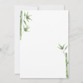 Panda Beer Baby shower Kaart (Achterkant)