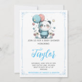 Panda Beer Baby shower Kaart (Voorkant)