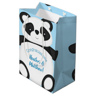 Panda Beer Baby shower Medium Cadeauzakje