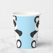 Panda Beer Baby shower Papieren Bekers (Links)