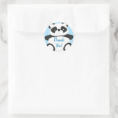 Panda Beer Baby shower Ronde Sticker (Tas)