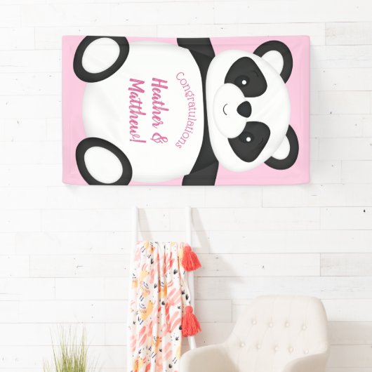 Panda Beer Baby shower Spandoek (Insitu)
