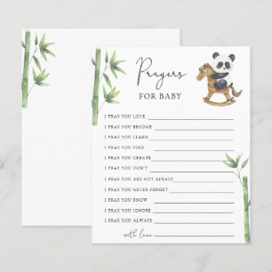 Panda beer baby shower voor baby