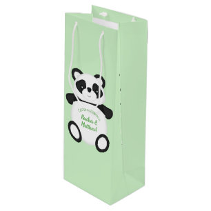 Panda Beer Baby shower Wijn Cadeautas
