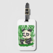 Panda Beer Bagagelabel (Voorkant (verticaal))