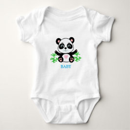 Panda Beer & Bamboe Planten Romper