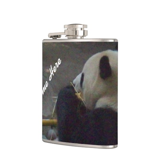Panda Beer Bamboo Flask Heupfles (Links)