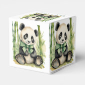 Panda Beer Barly Wachten Baby shower Favor Box Bedankdoosjes (Achterkant)