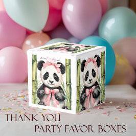Panda Beer Barly Wachten Meisjes Baby shower Favor Bedankdoosjes