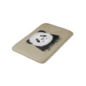 Panda Beer Bath Mat (Gekanteld)