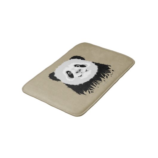 Panda Beer Bath Mat (Gekanteld)