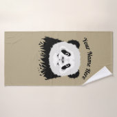 Panda Beer Bath Towel Set Badhanddoek (Badhanddoek)