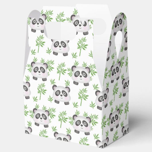 Panda-beer Bedankdoosjes (Geopend)