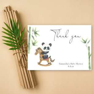 Panda beer bedankt baby shower