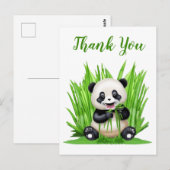 Panda Beer bedankt Briefkaart (Voorkant / Achterkant)