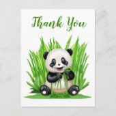 Panda Beer bedankt Briefkaart (Voorkant)