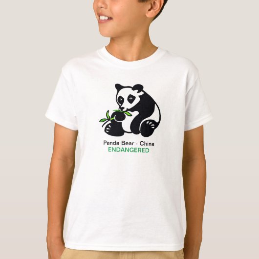 PANDA-Beer - Bedreigde dierengrafiek - wildlife T-shirt (Voorkant)