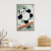 Panda Beer Bezoek de Brookfield Zoo WPA Poster (Keuken)