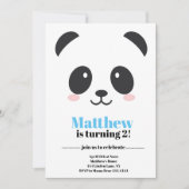 Panda Beer Birthday Kaart (Voorkant)