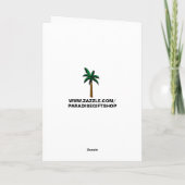 PANDA BEER BIRTHDAY KAART (Achterkant)