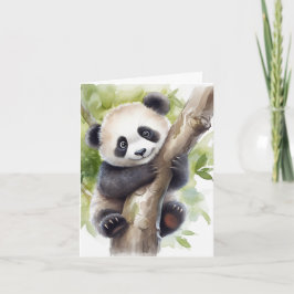 Panda Beer Blank Note Kaart