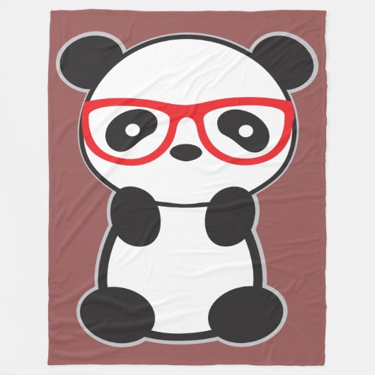 Panda Beer Blanket - Geweldige cadeautjes Fleece Deken (Voorkant)