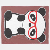 Panda Beer Blanket - Geweldige cadeautjes Fleece Deken (Voorkant (Horizontaal))