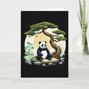Panda Beer Boeddha Zen Yoga Meditatie Idee  Kaart