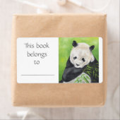 Panda Beer boeklabel Etiket (Insitu)