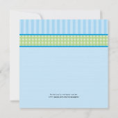 Panda Beer Boy Baby shower Uitnodiging (Achterkant)