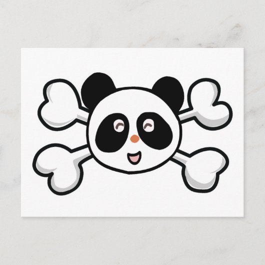 panda beer briefkaart (Voorkant)