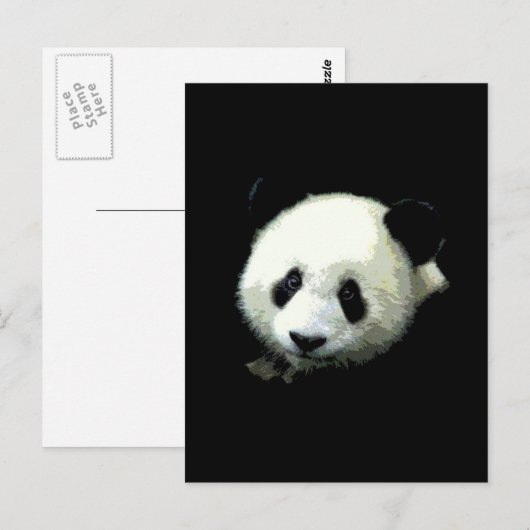 Panda Beer Briefkaart (Voorkant / Achterkant)