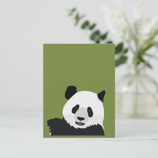 Panda Beer Briefkaart (Staand voorkant)