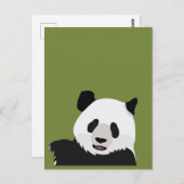 Panda Beer Briefkaart (Voorkant / Achterkant)