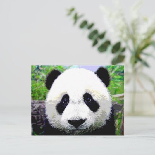Panda Beer Briefkaart (Staand voorkant)