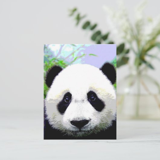 Panda Beer Briefkaart (Staand voorkant)