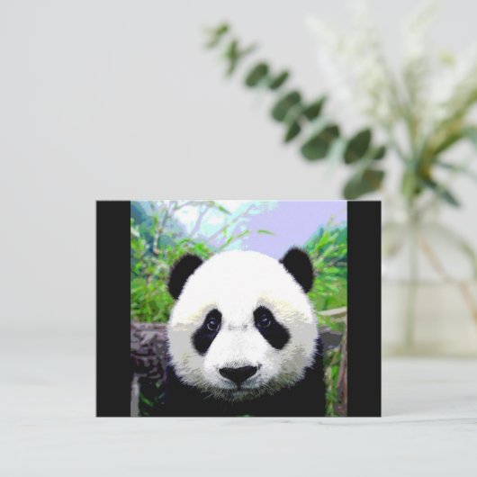 Panda Beer Briefkaart (Staand voorkant)