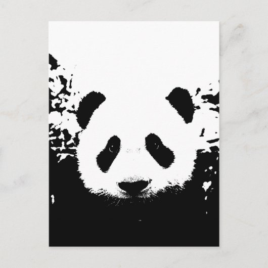 Panda Beer Briefkaart (Voorkant)