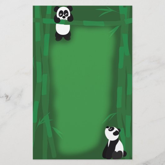 Panda Beer Briefpapier (Voorkant)