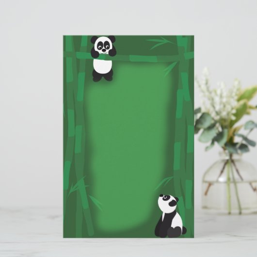 Panda Beer Briefpapier (Staand voorkant)