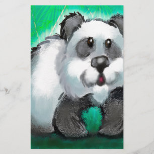 Panda Beer Briefpapier