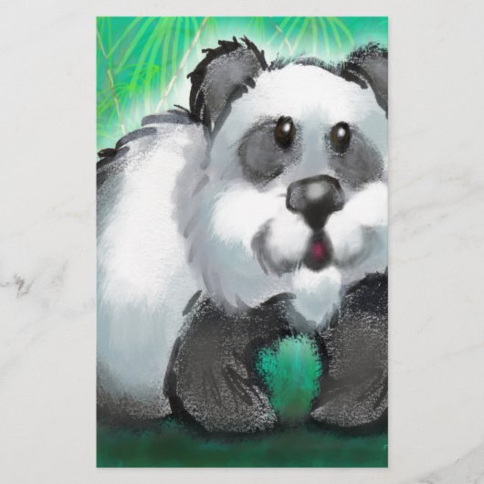 Panda Beer Briefpapier (Voorkant)