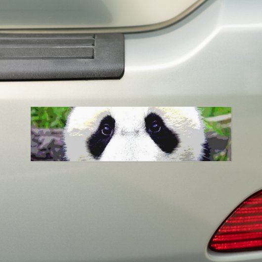 Panda Beer Bumpersticker (Op auto)