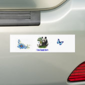 Panda-beer-bumpersticker Bumpersticker (Op auto)