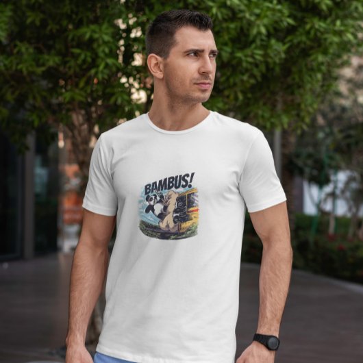 Panda Beer Bus Crash T-shirt