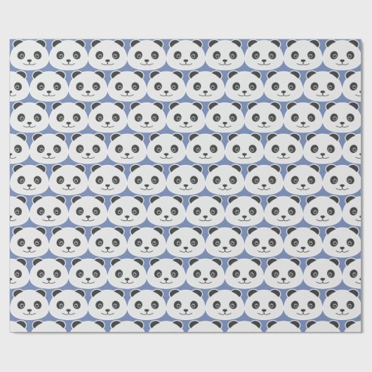 Panda Beer Cadeaupapier (Vlak)