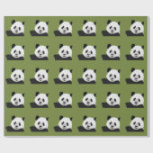 Panda Beer Cadeaupapier (Vlak)