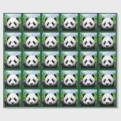 Panda Beer Cadeaupapier (Vlak)